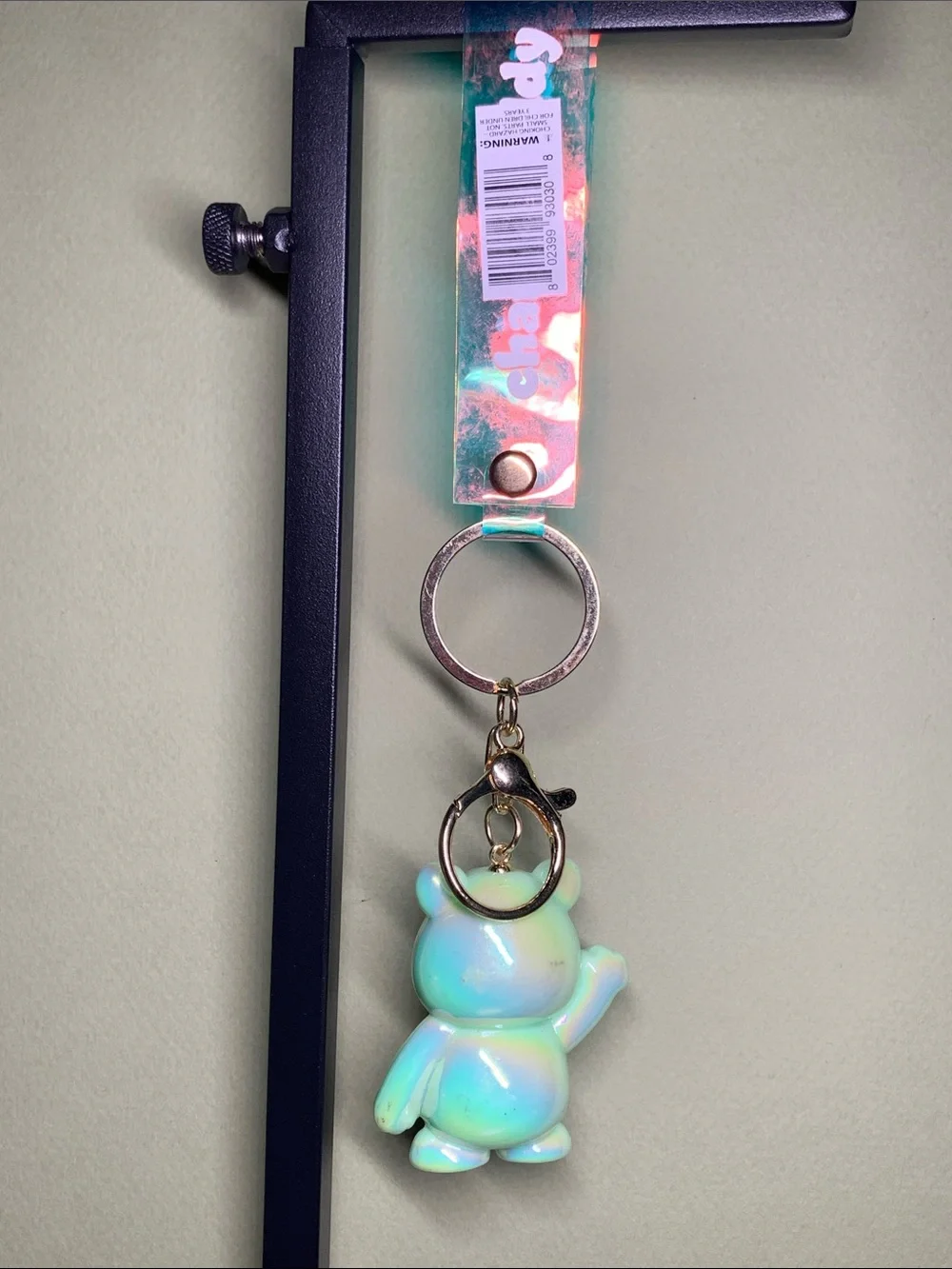 Charm Buddy Keychain - Green Bear